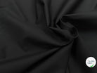 POPELINE DE COTON NOIR CRAQUANTE 145CM 100% COTON - My Little Coupon