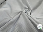 POPELINE DE COTON RAYURES BLANC ET BLEU - My Little Coupon