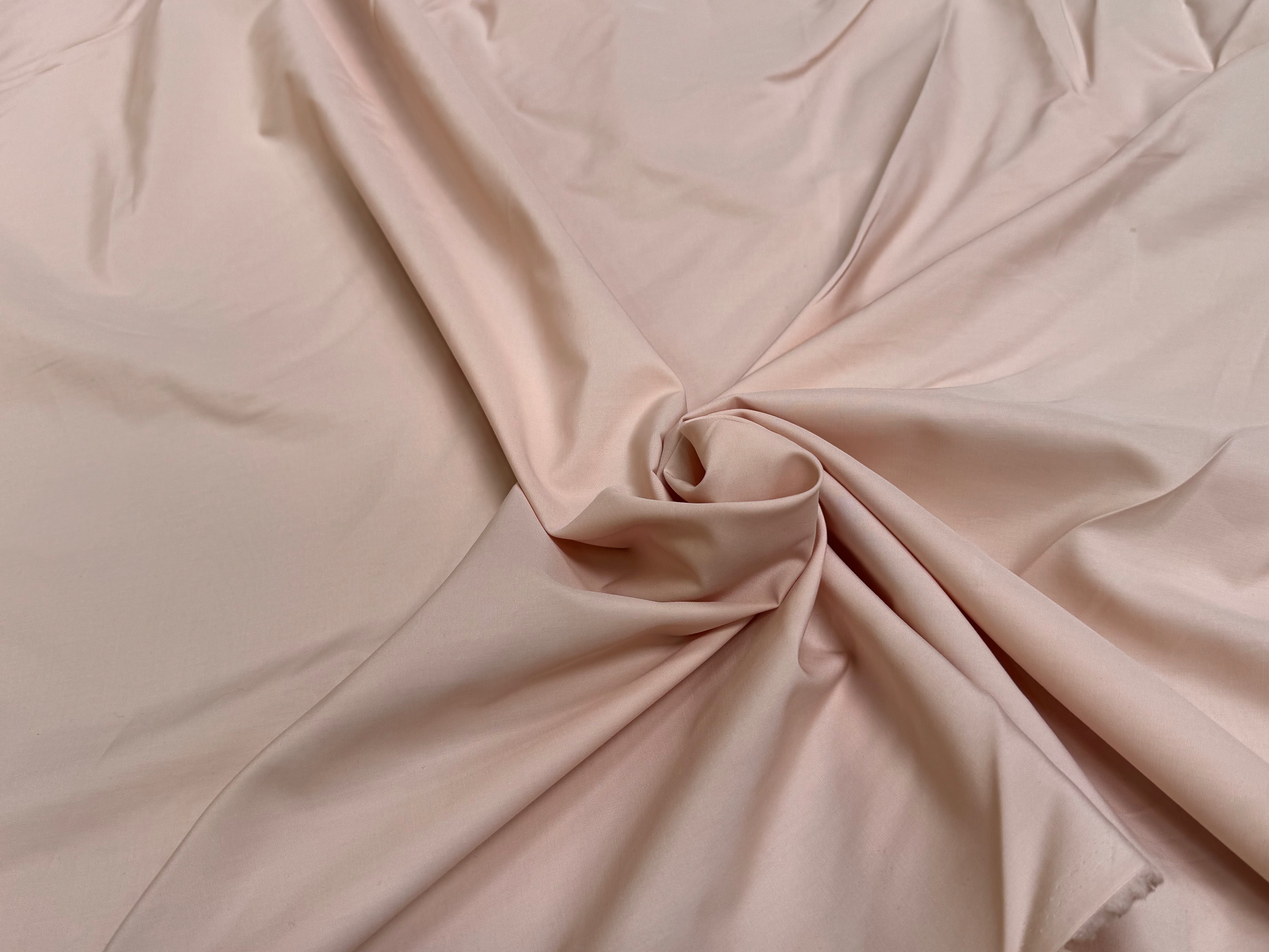 POPELINE DE COTON ROSE SAUMON COUTURE - My Little Coupon