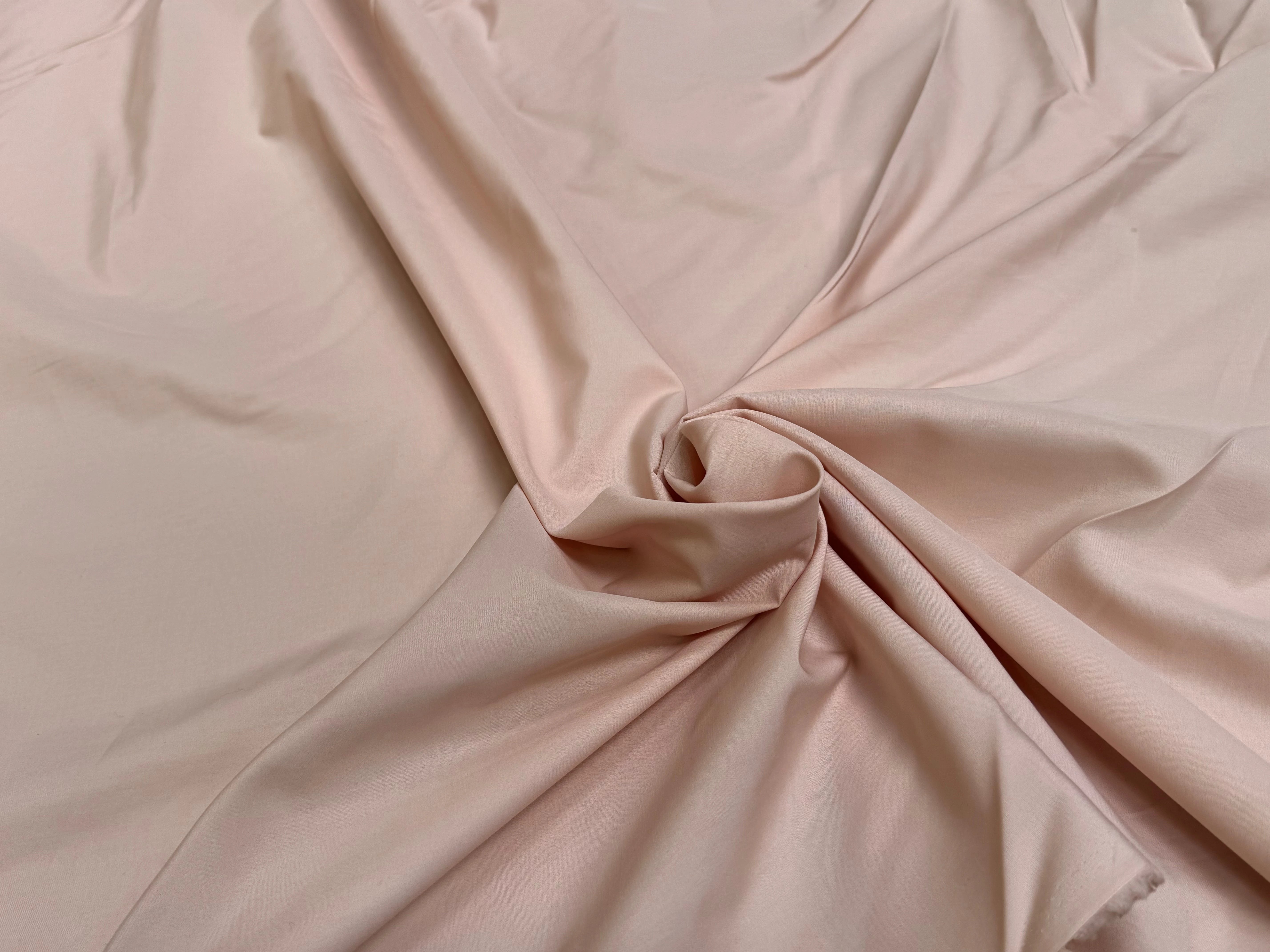 POPELINE DE COTON ROSE SAUMON COUTURE - My Little Coupon