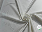 POPELINE DE COTON SATINÉE BLANC CASSÉ STRETCH QUALITÉ COUTURE TOUCHER DOUX - My Little Coupon
