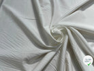 POPELINE DE COTON SATINÉE BLANC CASSÉ STRETCH QUALITÉ COUTURE TOUCHER DOUX - My Little Coupon