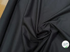 POPELINE DE COTON SATINÉE NOIR QUALITÉ COUTURE 210 - My Little Coupon