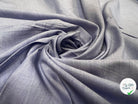 POPELINE DE COTON SERGÉE BLEU - My Little Coupon