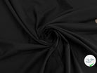 POPELINE DE COTON SERGÉE NOIR - My Little Coupon