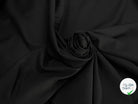 POPELINE DE COTON SERGÉE NOIR - My Little Coupon