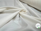 POPELINE DE COTON SIMPLE MILKY WHITE TRANSPARENTE - My Little Coupon