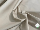 POPELINE DE COTON STRETCH BEIGE CLAIR ULTRA BEAU - My Little Coupon