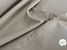 POPELINE DE COTON STRETCH BEIGE CLAIR ULTRA BEAU - My Little Coupon