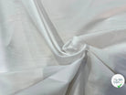 POPELINE DE COTON STRETCH BLANC 97% COTON - My Little Coupon