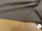 POPELINE DE COTON STRETCH SUBLIME GRIS KAKI ÉFFET CRAQUANT - My Little Coupon