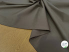 POPELINE DE COTON STRETCH SUBLIME GRIS KAKI ÉFFET CRAQUANT - My Little Coupon