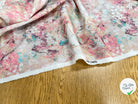 POPELINE DE COTON TIE & DYE ROSE - My Little Coupon