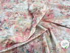 POPELINE DE COTON TIE & DYE ROSE - My Little Coupon