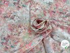 POPELINE DE COTON TIE & DYE ROSE - My Little Coupon