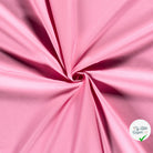 POPELINE DE COTON TISSU UNICOLORE ROSE - My Little Coupon