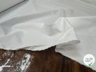 POPELINE DE COTON UNI BLANC 100% COTON - My Little Coupon