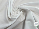 POPELINE DE COTON UNI BLANCHE - My Little Coupon