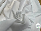POPELINE DE COTON UNI BLANCHE - My Little Coupon