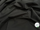 POPELINE DE COTON UNI NOIR - My Little Coupon