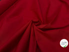 POPELINE DE COTON UNI ROUGE - My Little Coupon