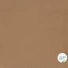 POPELINE DE COTON UNICOLORE CAMEL - My Little Coupon