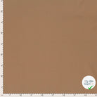 POPELINE DE COTON UNICOLORE CAMEL - My Little Coupon