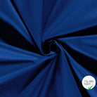 POPELINE DE COTON UNICOLORE COBALT - My Little Coupon