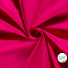 POPELINE DE COTON UNICOLORE FUCHSIA - My Little Coupon