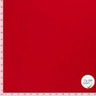 POPELINE DE COTON UNICOLORE ROUGE - My Little Coupon