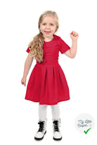 POPELINE DE COTON UNICOLORE ROUGE - My Little Coupon