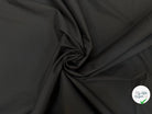 POPELINE DE COTON UNIE NOIRE - My Little Coupon