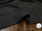 POPELINE DE COTON UNIE NOIRE - My Little Coupon
