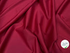 POPELINE DE COTON UNIE ROUGE CERISE ROSÉ - My Little Coupon