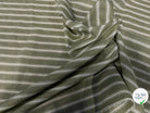 GREEN COTTON POPLIN WITH WHITE STRIPES PARALLEL TO THE HEM - My Little Coupon