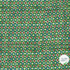 POPELINE DE VISCOSE IMPRIMÉ ABSTRAIT VERT - My Little Coupon