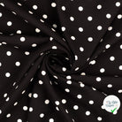 POPELINE DE VISCOSE NOIR - My Little Coupon