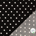 POPELINE DE VISCOSE NOIR - My Little Coupon