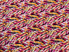POPELINE DE VISCOSE TISSU IMPRIMÉ ABSTRAIT FUCHSIA - My Little Coupon