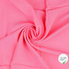 POPELINE DE VISCOSE UNICOLORE ROSE - My Little Coupon