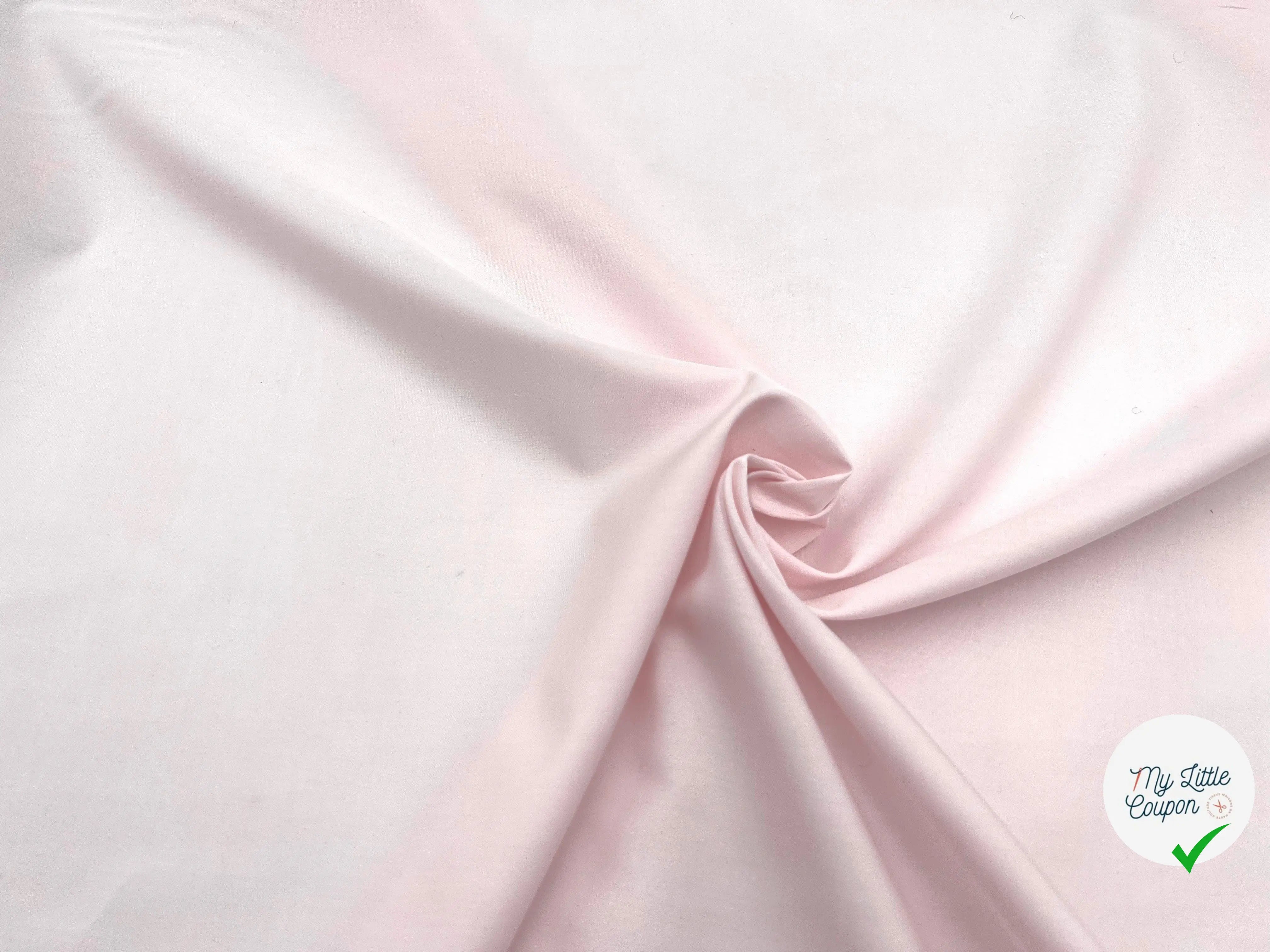 POPELINE FINE DE COTON BABY PINK - My Little Coupon - tissu - coudre