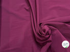 Tissu popeline imperméable violine - vue de la matière