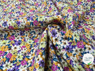 POPELINE IMPRIMÉ FLEURETTE D'HAWAI - My Little Coupon - tissu - coudre