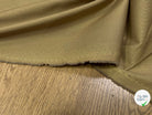 POPELINE LOURDE STRETCH BEIGE FONCÉ 98% COTON EFFET CRAQUANT - My Little Coupon