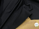 POPELINE LOURDE STRETCH NOIR 98% COTON EFFET CRAQUANT - My Little Coupon