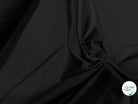 POPELINE LOURDE STRETCH NOIR 98% COTON EFFET CRAQUANT - My Little Coupon