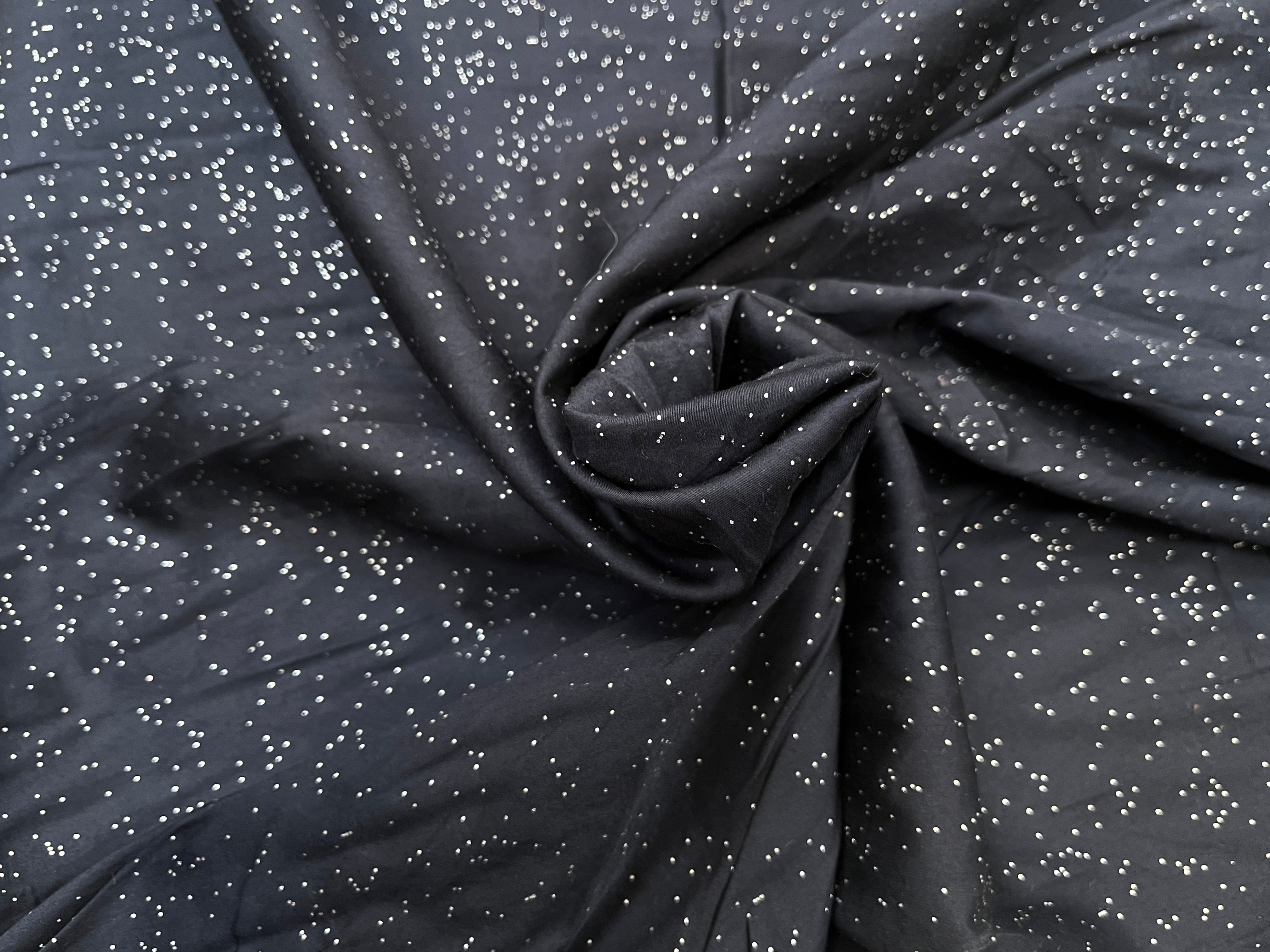 POPELINE SERGÉE 100% COTON NUIT ETOILE - My Little Coupon