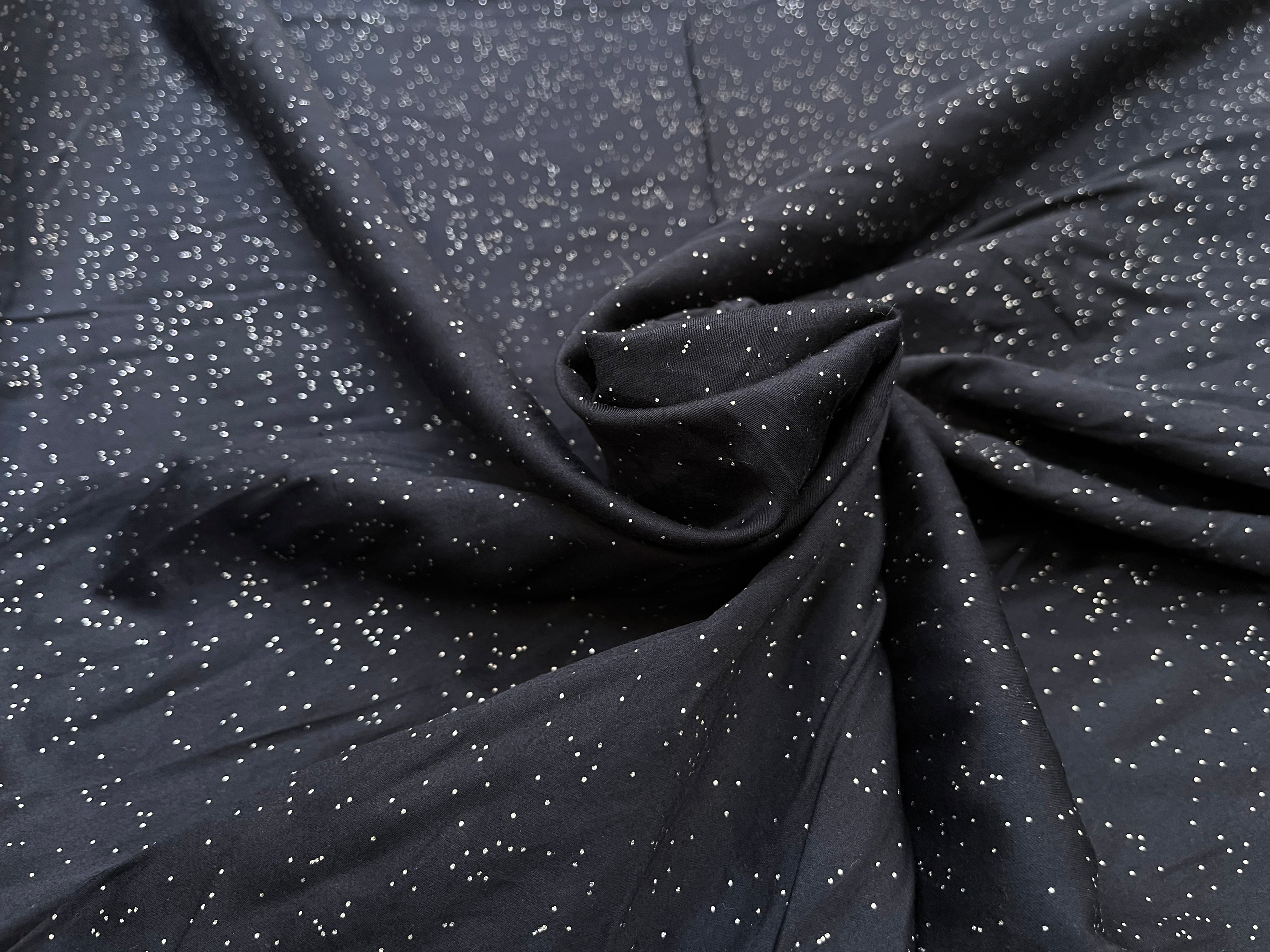 POPELINE SERGÉE 100% COTON NUIT ETOILE - My Little Coupon