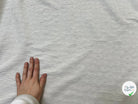 POPELINE STRETCH VISCOSE SOIE BLANCHE MOTIF ROCASE FLEUR - My Little Coupon