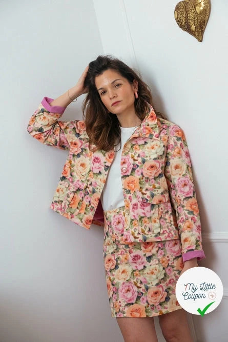 Détails de la veste Emily - Germain Patrons